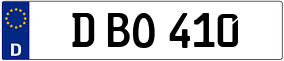 Truck License Plate